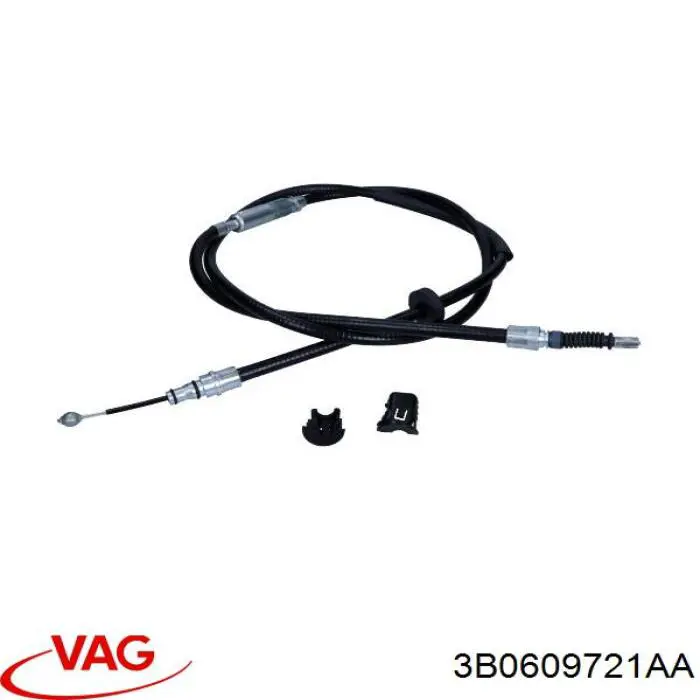 Задний трос ручника VAG 3B0609721AA цена, от 26.60 USD