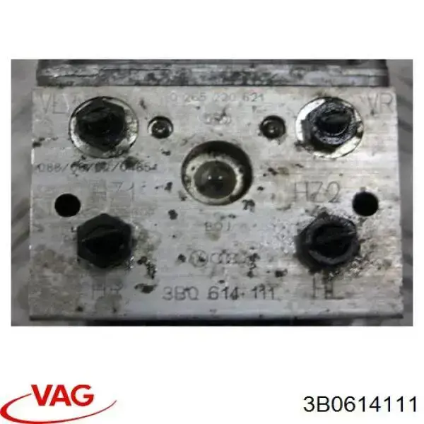 3B0614111 VAG блок управления абс (abs гидравлический)