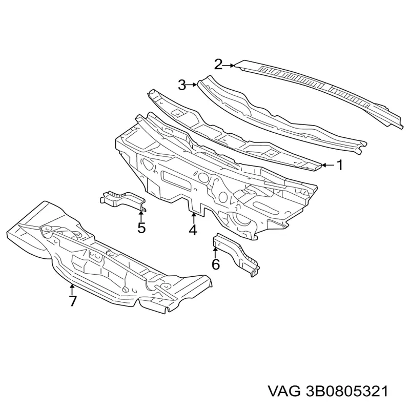  3B0805321B VAG