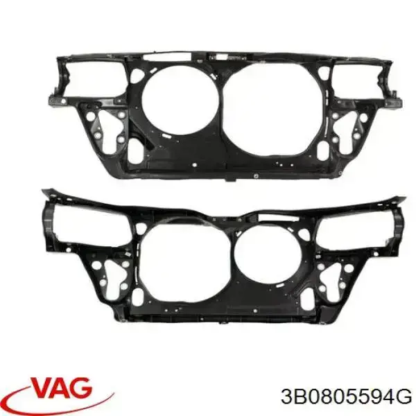 3B0805594G VAG суппорт радиатора вертикальный (монтажная панель крепления фар)