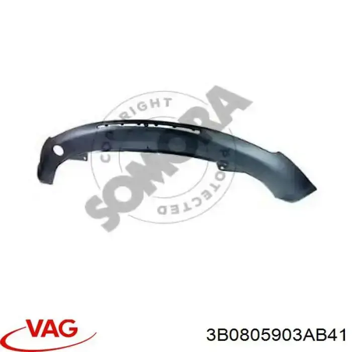 Спойлер переднего бампера VAG 3B0805903AB41 цена, от 15.52 USD