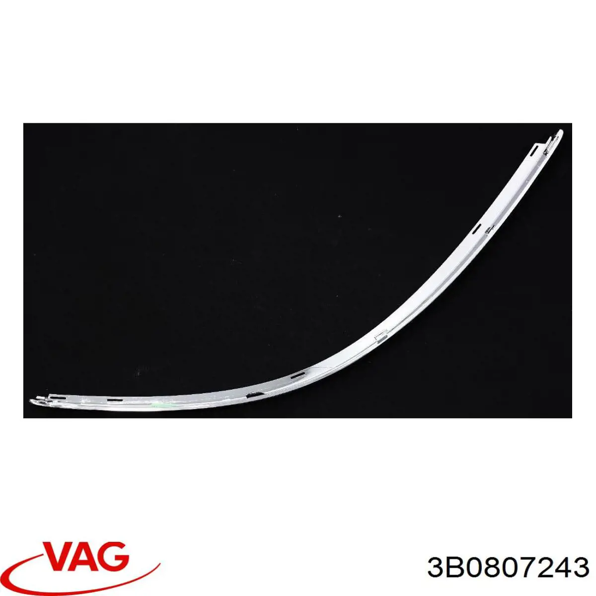 Молдинг бампера переднего левый VAG 3B0807243 цена, от 13.51 USD