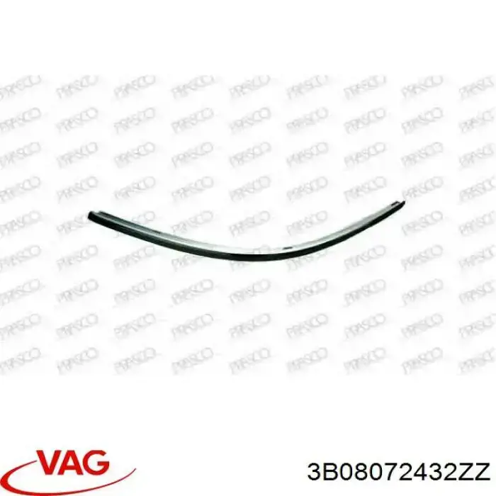 Молдинг бампера переднего левый Signeda PVW99012AL цена, от 9.59 USD