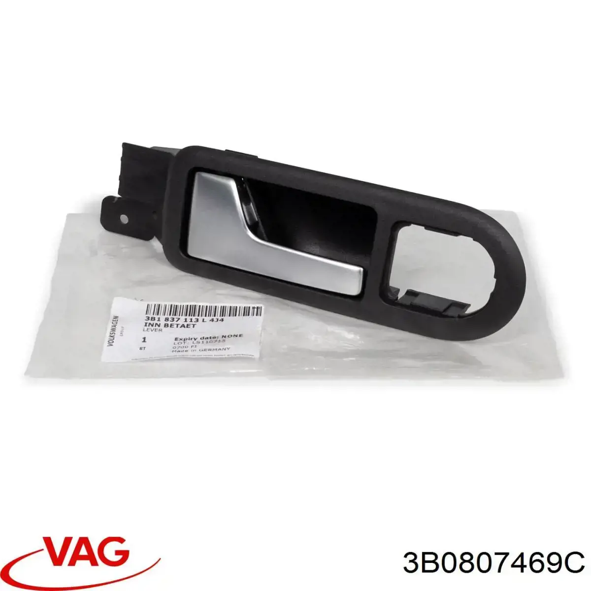 Кронштейн бампера переднего, центральный VAG 3B0807469C