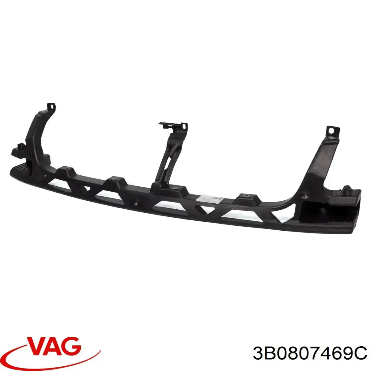 3B0807469C VAG Soporte de parachoques delantero central original y equivalente
