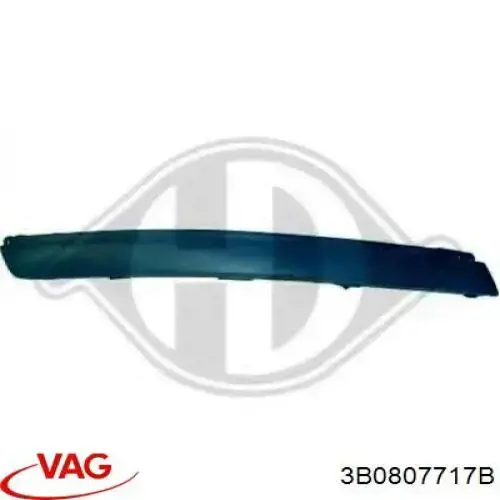 Купить 3B0807717B VAG Накладка бампера переднего левая