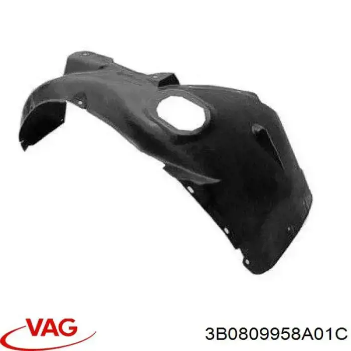 Подкрылок передний правый 3B0809958A01C VAG