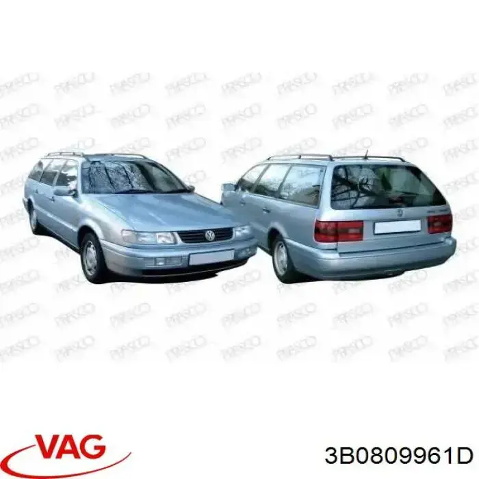  Подкрылок передний левый Volkswagen Passat 