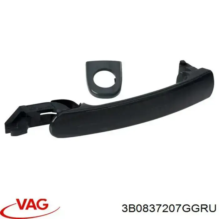 Купить 3B0837207GGRU VAG Ручка двери передней наружная
