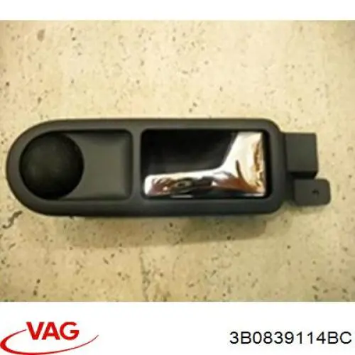 3B0839114BC VAG Ручка двери задней внутренняя правая