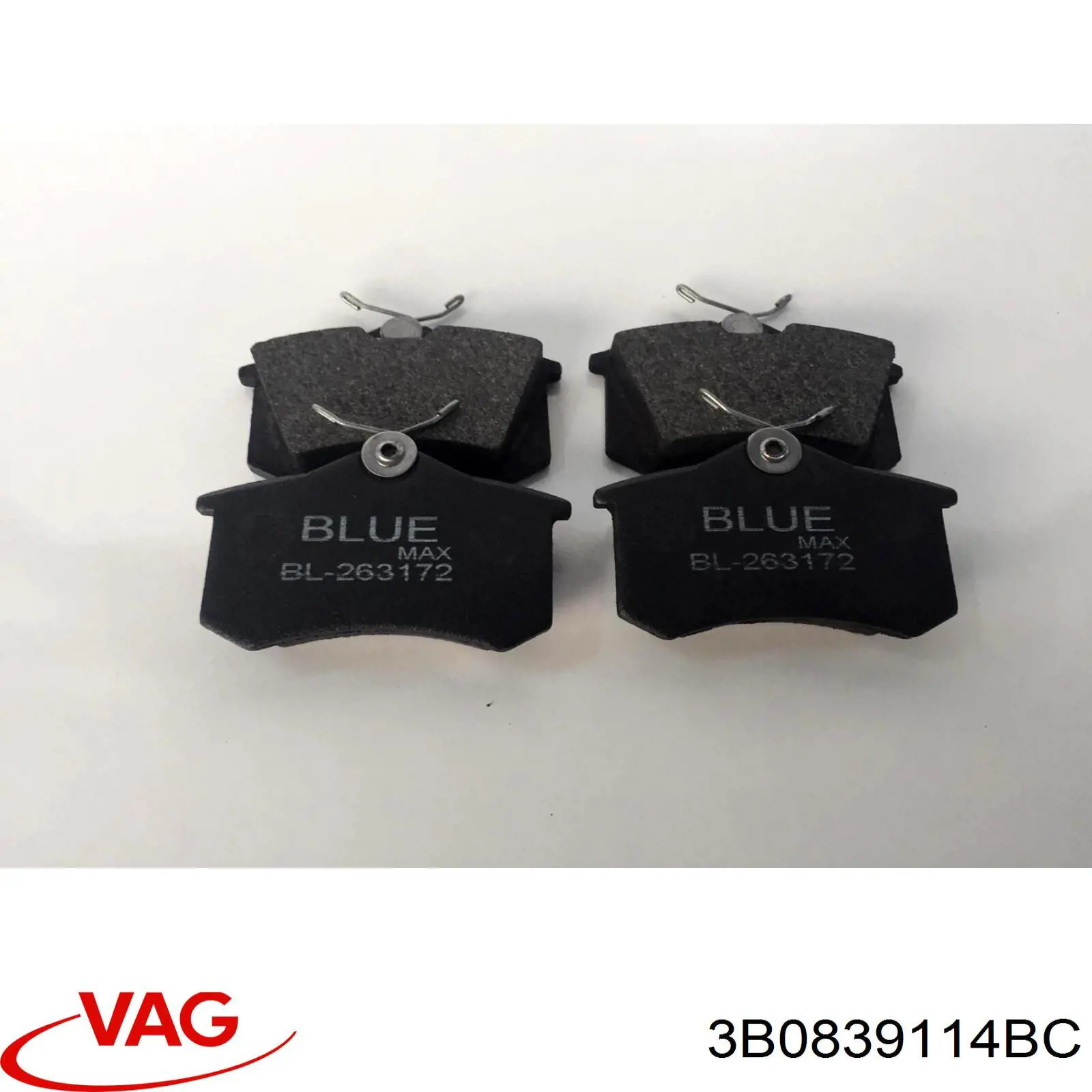Купить 3B0839114BC VAG Ручка двери задней внутренняя правая