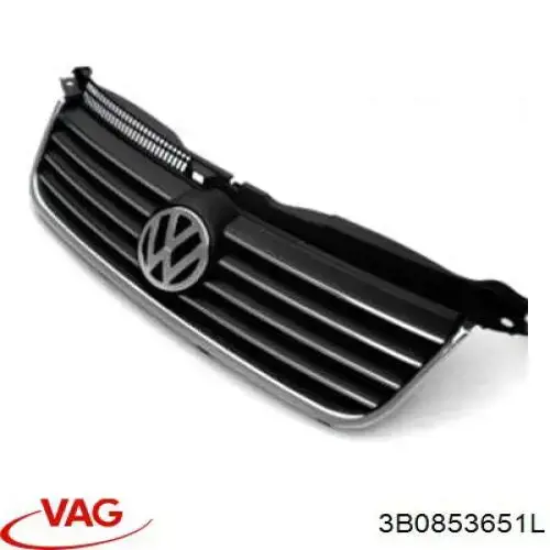 Облицовка радиатора VAG 3B0853651L цена, от 54.58 USD