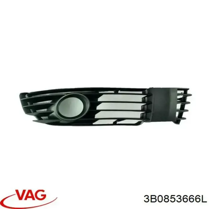 3B0853666L VAG решетка бампера переднего правая