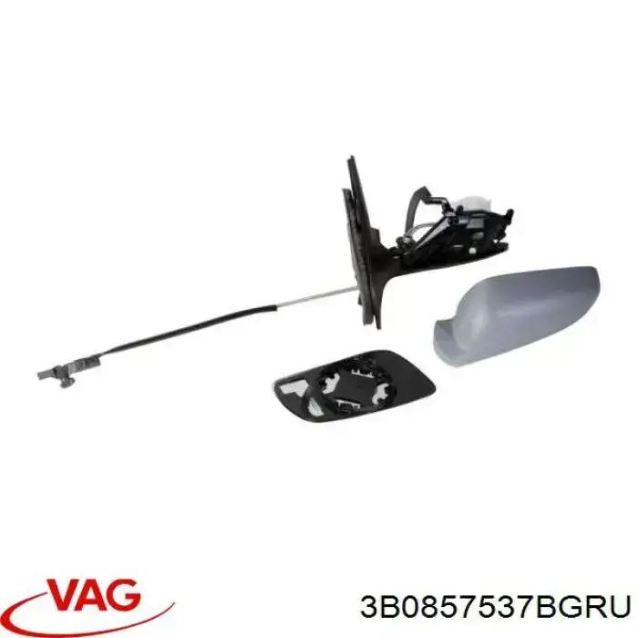 Накладка левого зеркала заднего вида VAG 3B0857537BGRU