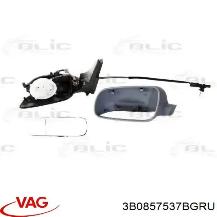 Купить 3B0857537BGRU VAG Накладка водительского зеркала