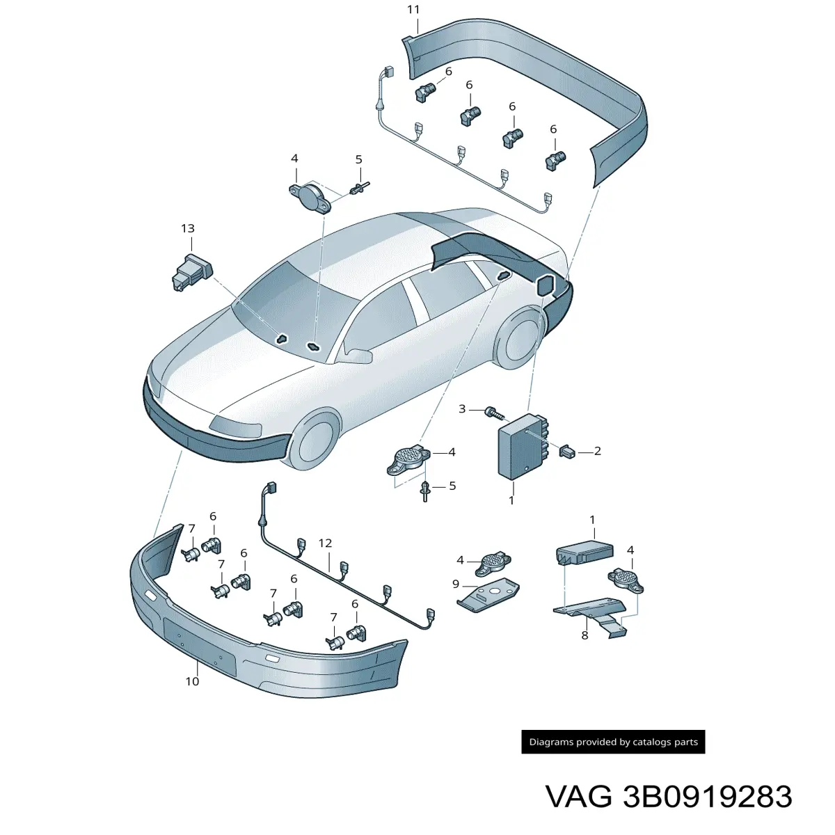  VAG 3B0919283 цена, от 18.32 USD