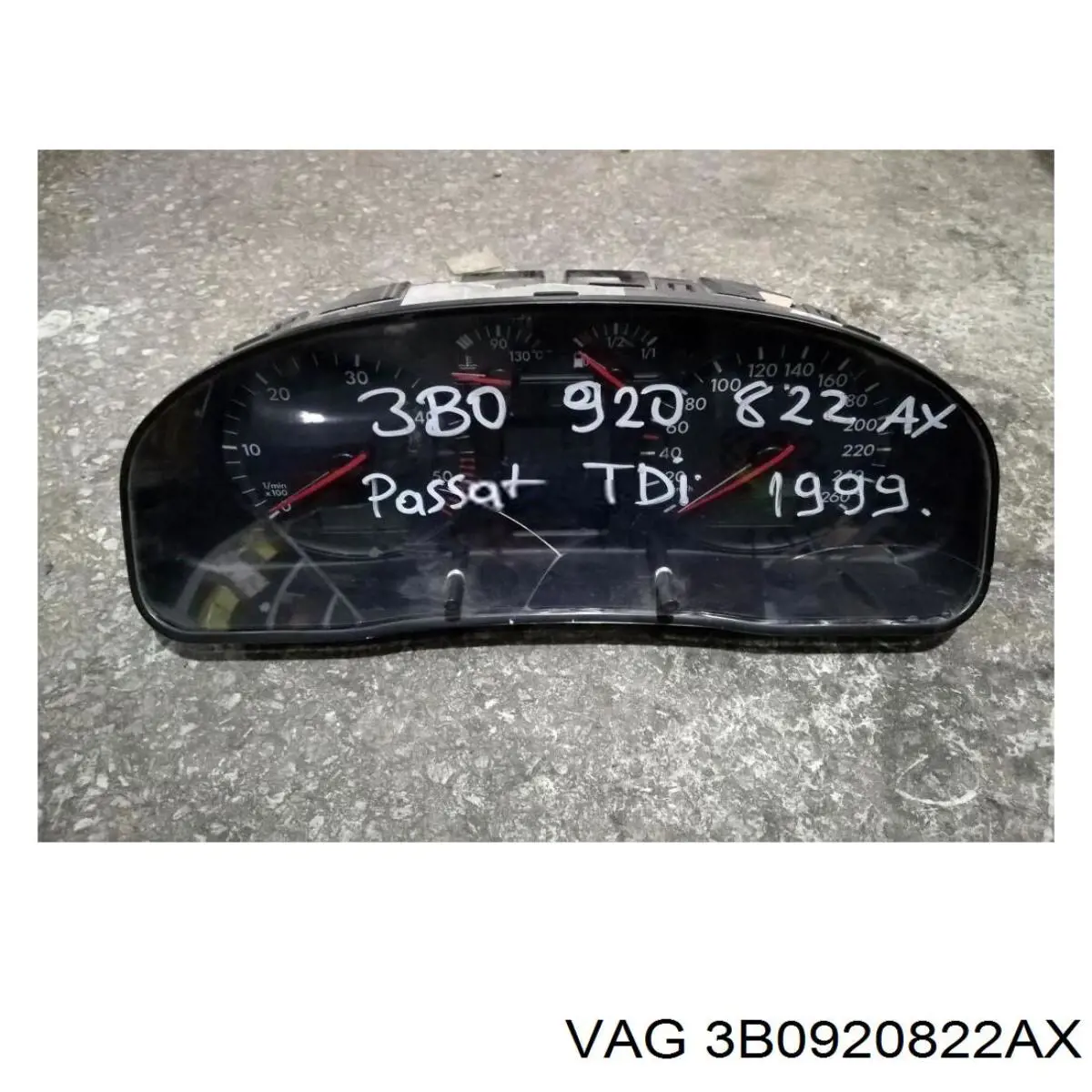 Приборная доска (щиток приборов) VAG 3B0920822AX цена, от 21.16 USD
