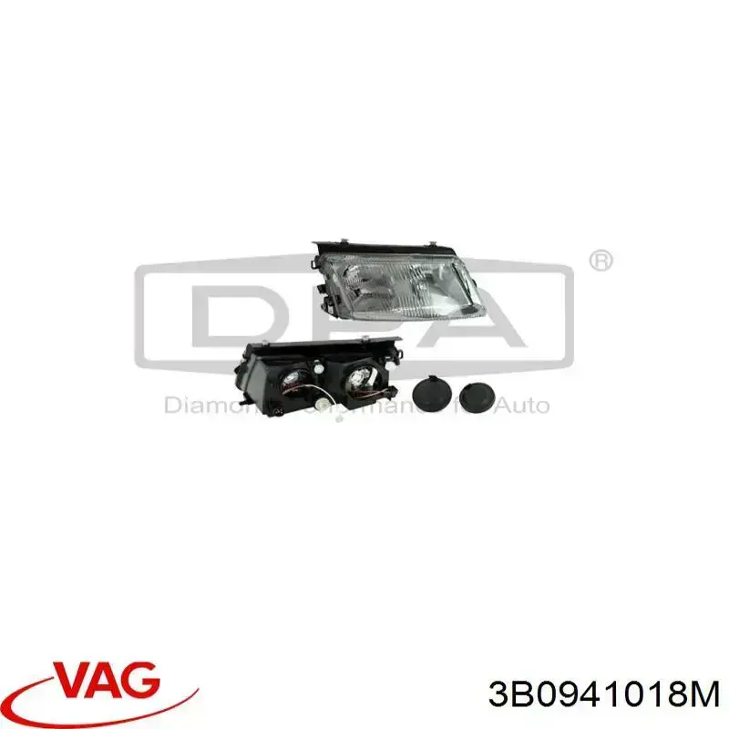 Правая фара 9548104E Polcar
