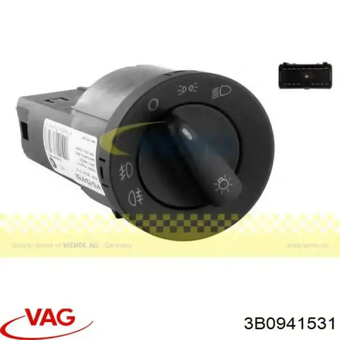 Купить 3B0941531 VAG Переключатель света фар на "торпедо"
