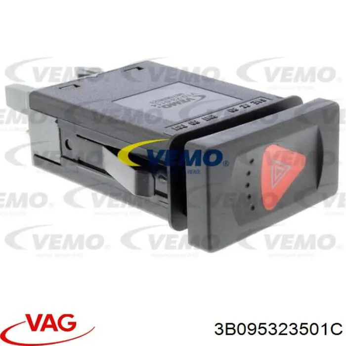 3B095323501C VAG кнопка включения аварийного сигнала