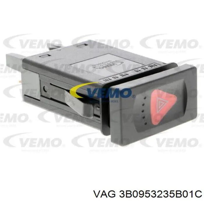 Купить 3B0953235B01C VAG Кнопка включения аварийной сигнализации