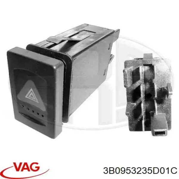 Купить 3B0953235D01C VAG Кнопка включения аварийной сигнализации