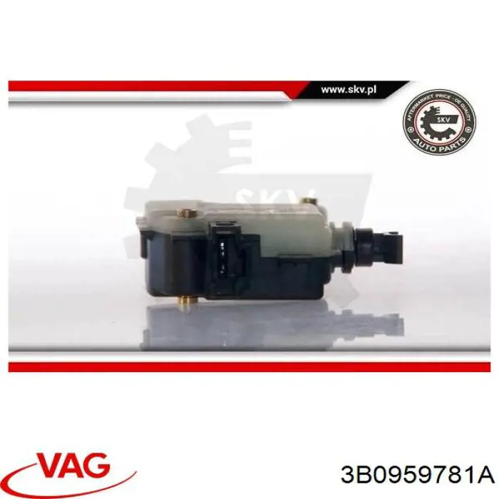 3B0959781A VAG мотор-привод открытия/закрытия замка багажника (двери 3/5-й задней)