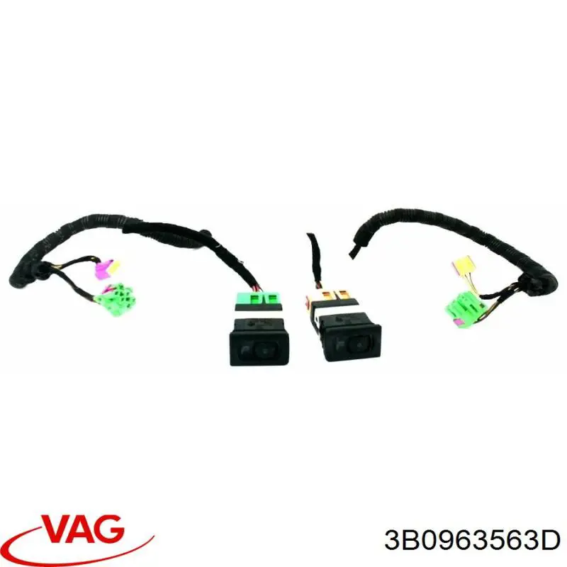 Кнопка включения обогрева сиденья 3B0963563D VAG
