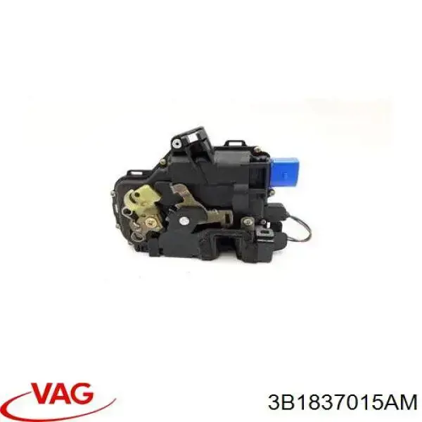 Замок водительской двери 3B1837015AM VAG