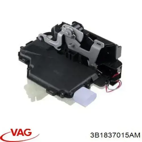Замок водительской двери 3B1837015AM VAG