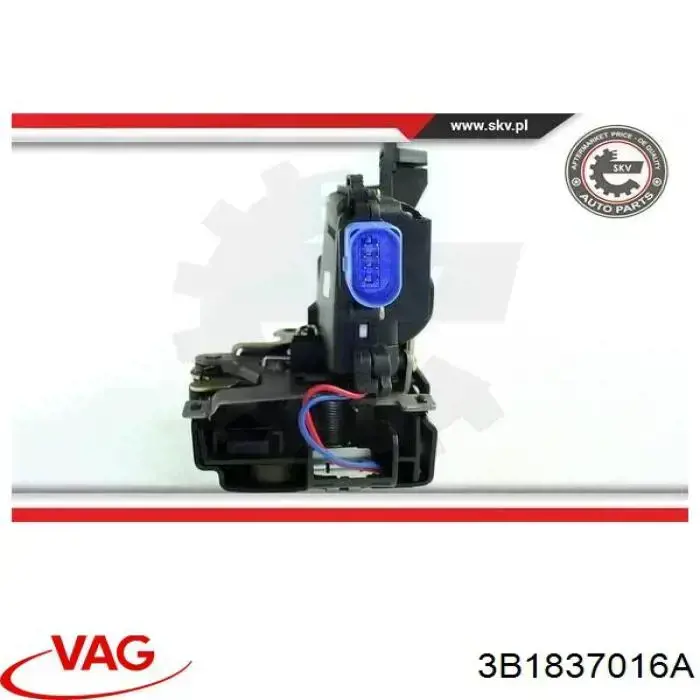 Замок передней пассажирской двери VAG 3B1837016A