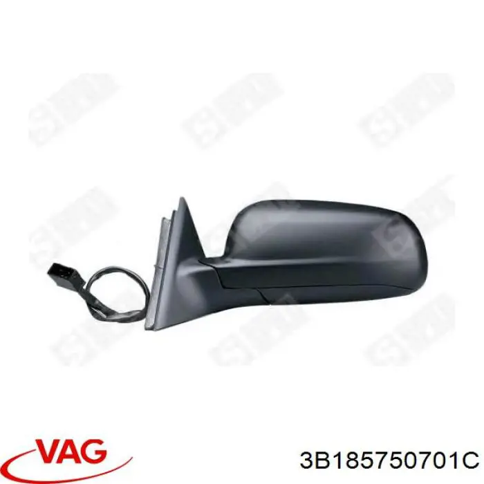 Купить 3B185750701C VAG Наружное зеркало левое