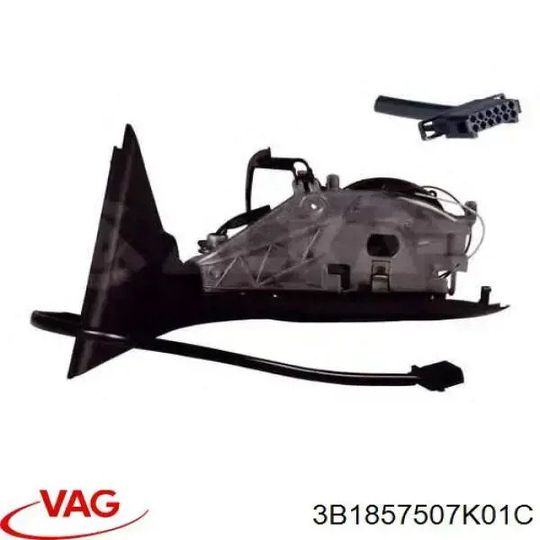 Левое боковое зеркало 3B1857507C01C VAG