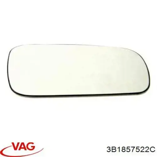 Стекло зеркала заднего вида, правого VAG 3B1857522C цена, от 8.75 USD