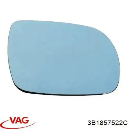 Стекло правого зеркала заднего вида 3B1857522C VAG