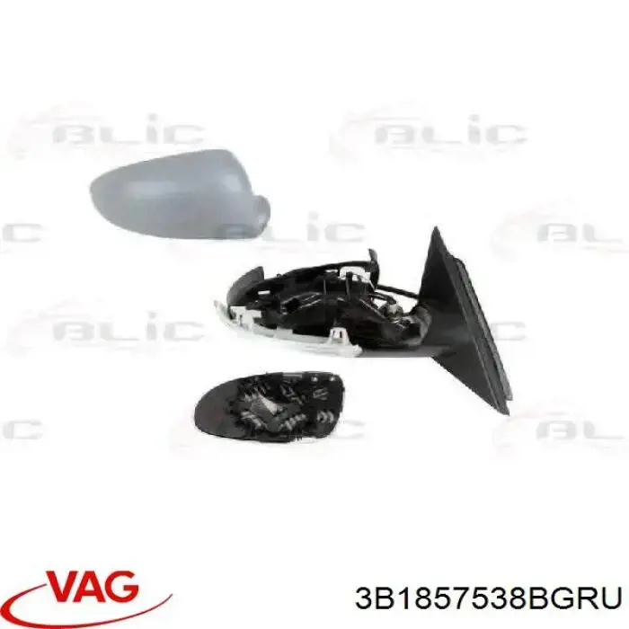 Накладка правого зеркала заднего вида VAG 3B1857538BGRU