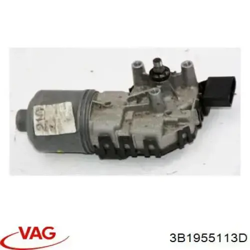 3B1955113D VAG Мотор стеклоочистителя передний
