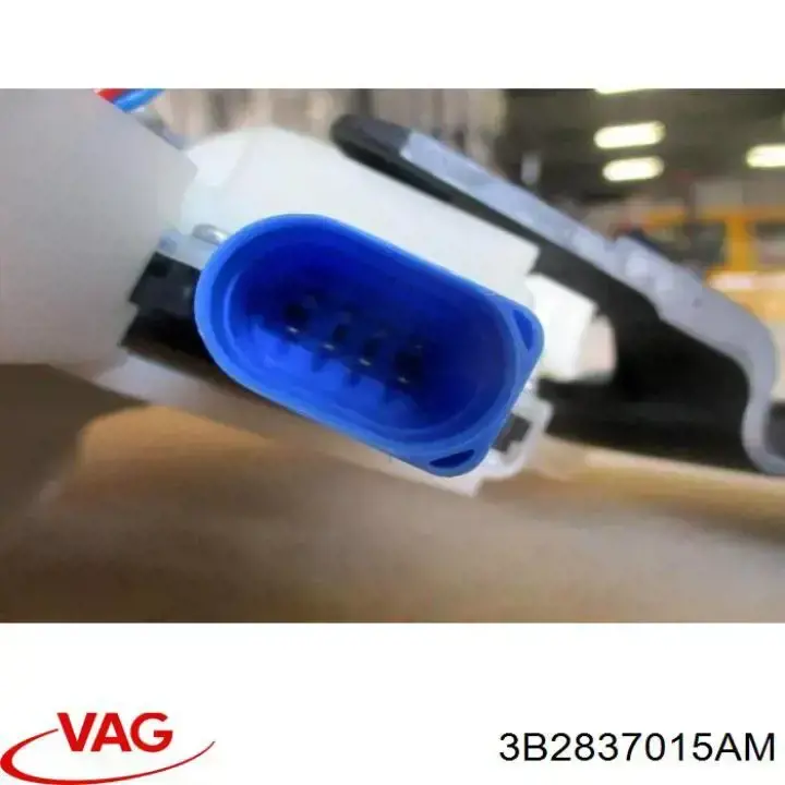 Замок водительской двери 3B2837015AM VAG
