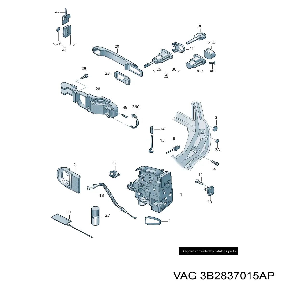 Запор кабины Vika 88371056901 цена, от 25.11 USD