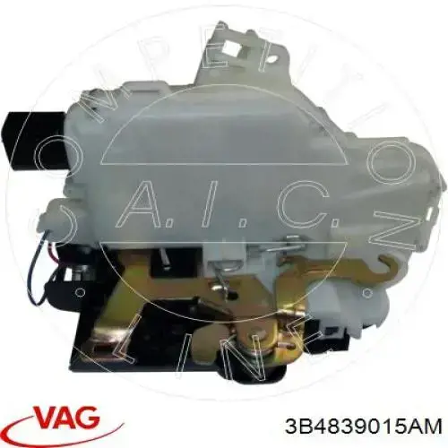 Замок двери задней левой 3B4839015AM VAG