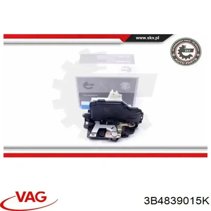 Купить 3B4839015K VAG Замок двери задней левой
