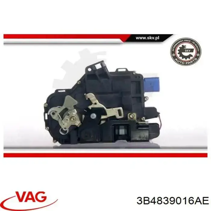 Купить 3B4839016AE VAG Замок двери задней правой