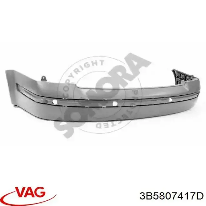 Бампер задний VAG 3B5807417D