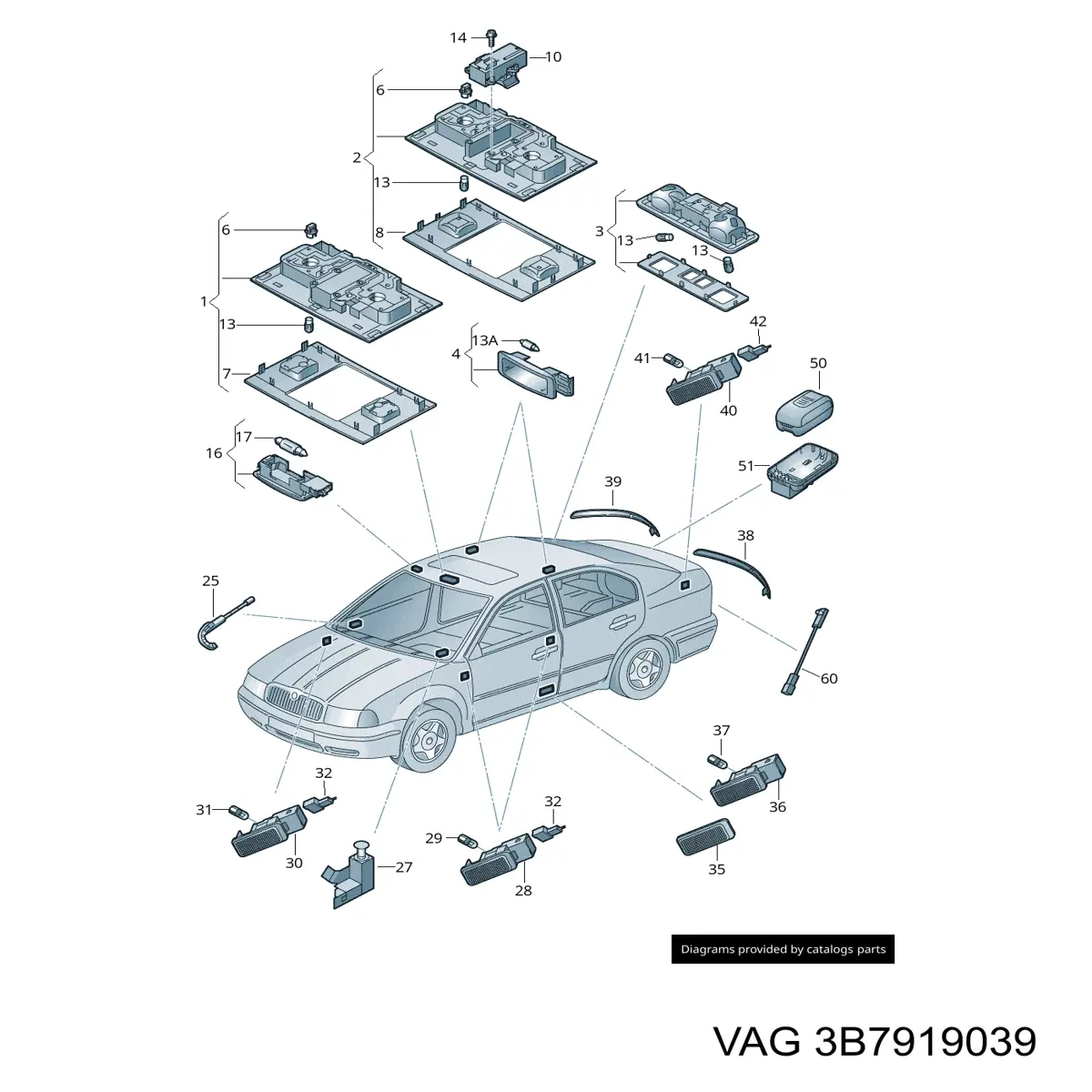 Купить 3B7919039 VAG 