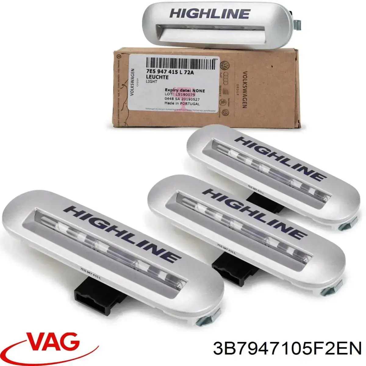 Плафоны внутреннего освещения VAG 3B79471052EN цена, от 130.73 USD
