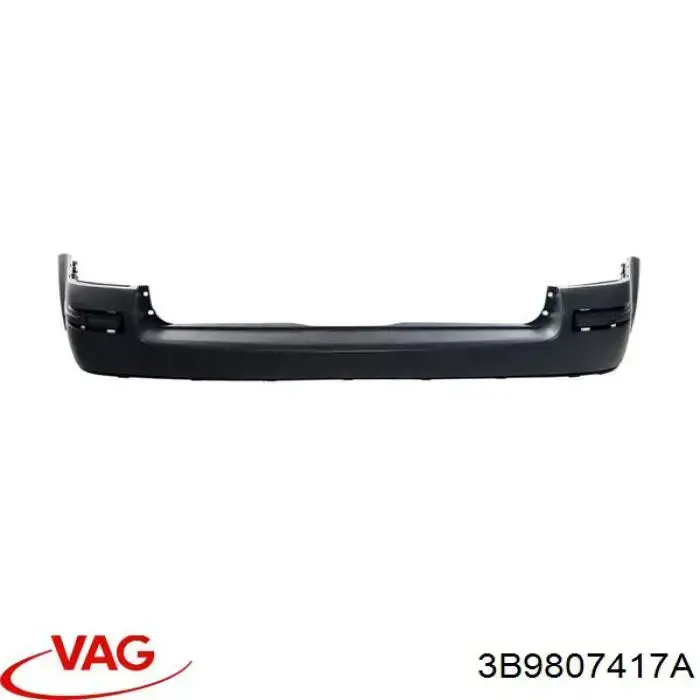 3B9807417A VAG pára-choque traseiro