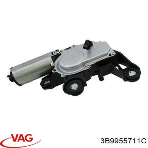 Купить 3B9955711C VAG Мотор стеклоочистителя заднего стекла