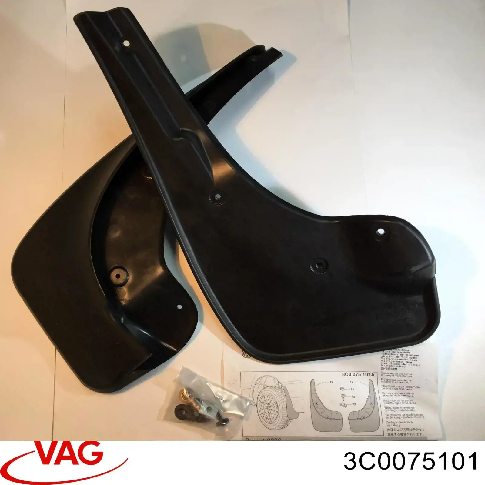 Купить 3C0075101 VAG Задние брызговики