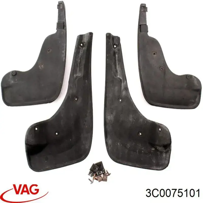 Брызговики задние, комплект VAG 3C0075101 цена, от 24.57 USD