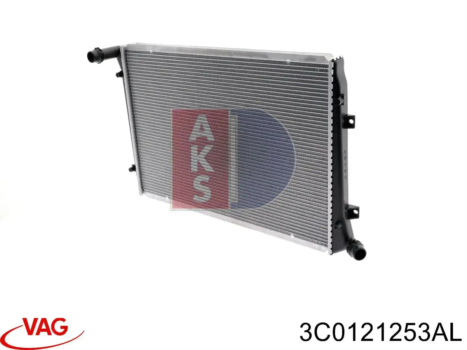 Радиатор 3C0121253AL VAG